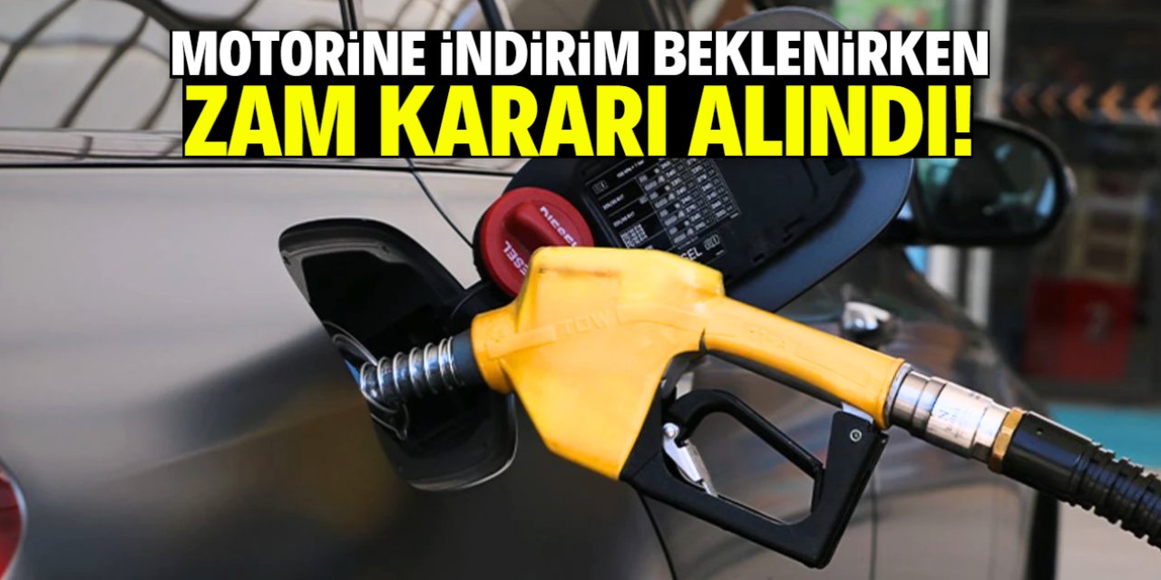 Motorine indirim beklenirken zam kararı alındı! Miktarı duyan tepki gösteriyor