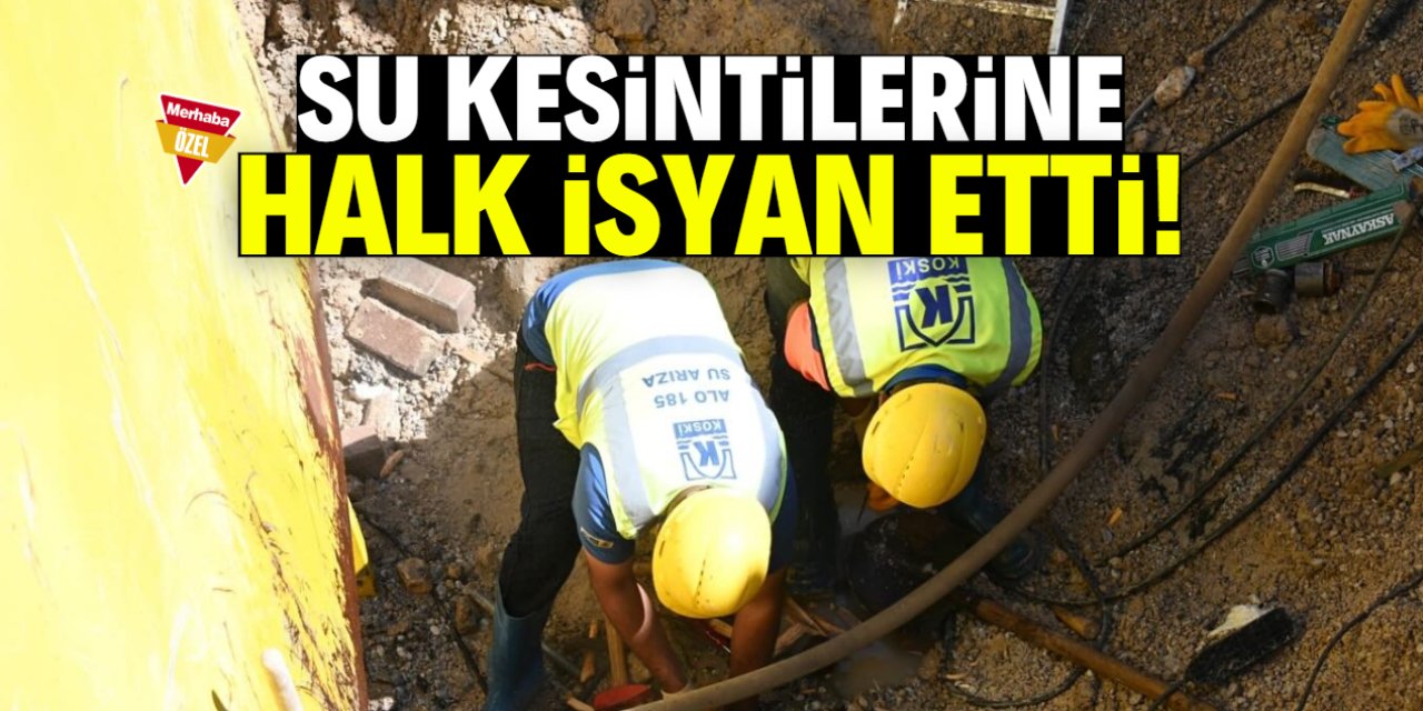 Sarayönü ve Ladik'te su kesintilerine halk isyan etti! Kaçak sondaj iddiası