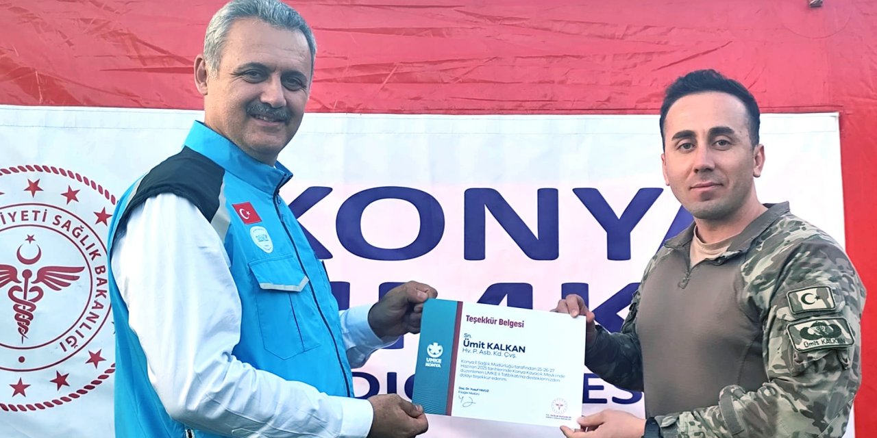 UMKE gönüllerinin kampı tamamlandı