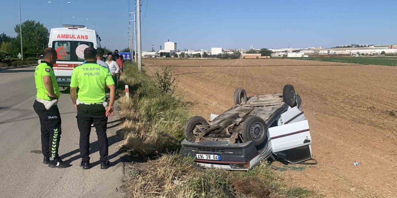 Karaman'da kazada araçta sıkışan sürücü bulunduğu yerden çıkarıldı