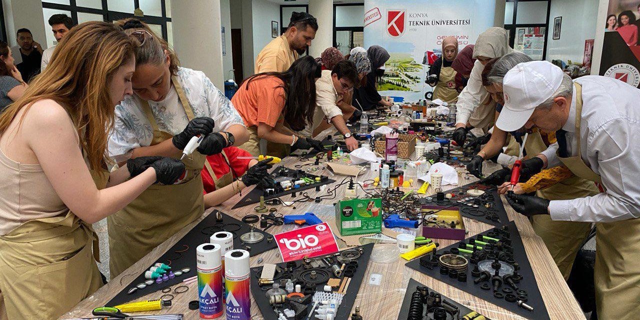 'Dönüşen Sanat' etkinliği Konya’da gerçekleştirildi