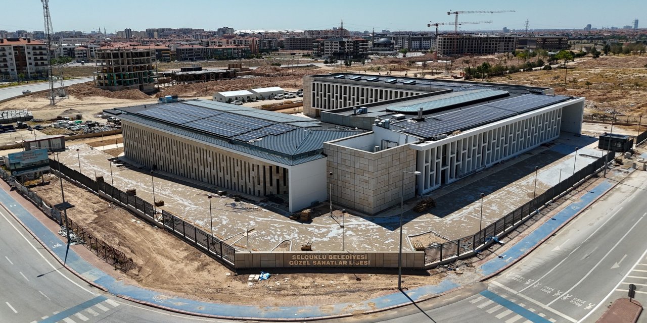 Selçuklu Güzel Sanatlar Lisesi tamamlanıyor