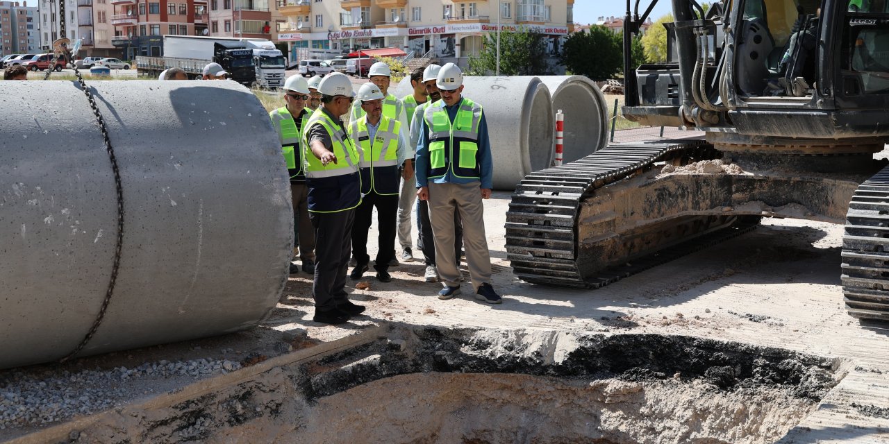 Konya'da kanalizasyon master planı ile taşkınlara önlem