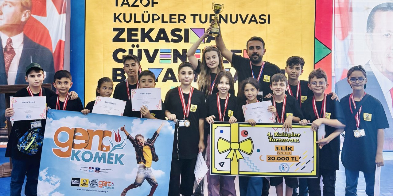 Genç KOMEK öğrencileri Türkiye şampiyonu oldu