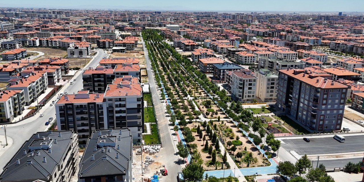 Konya'nın en uzun yürüyüş yolu bu parkta