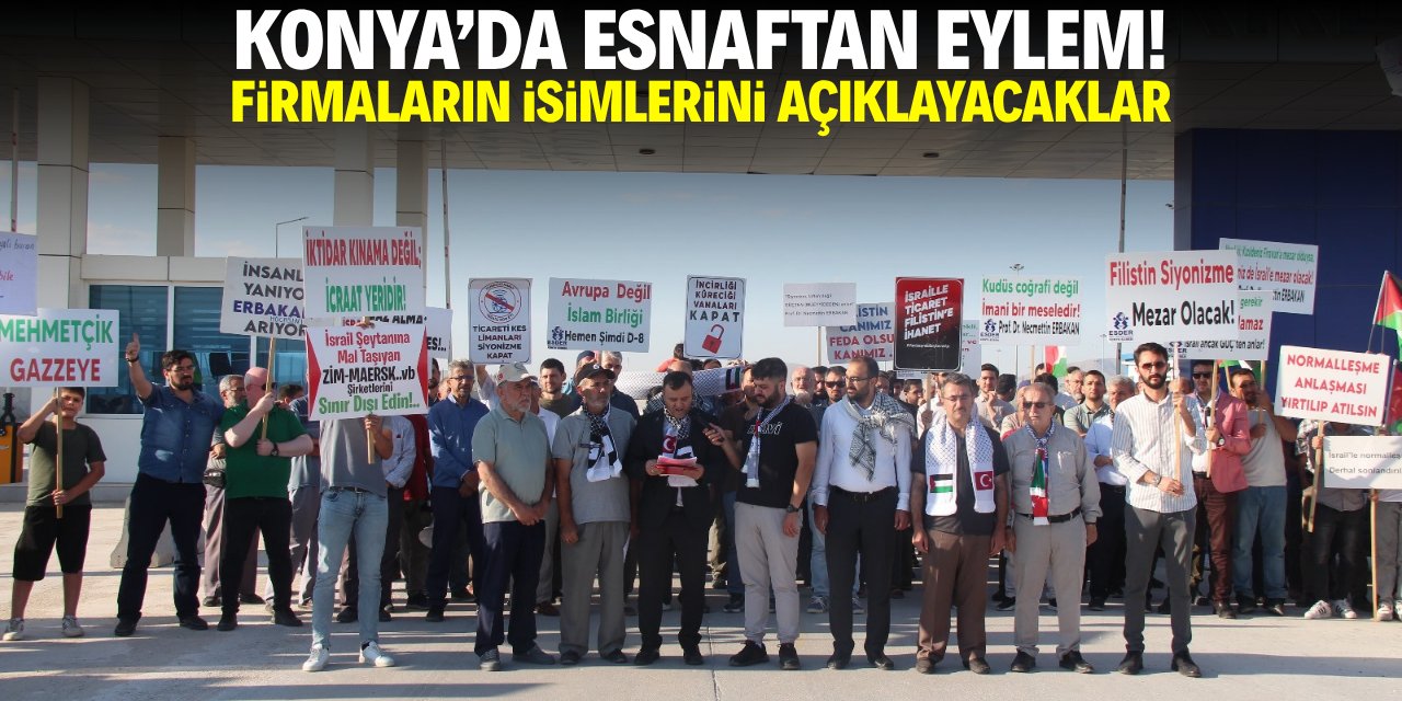 Konya'da esnaftan eylem! Firmaların isimlerini açıklayacaklar