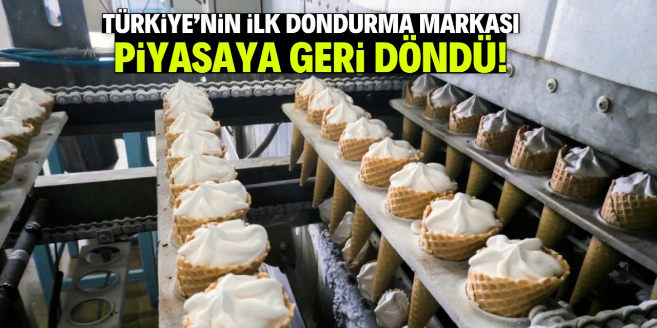 Türkiye'nin ilk dondurma markası iflas etmedi! Piyasaya geri döndü