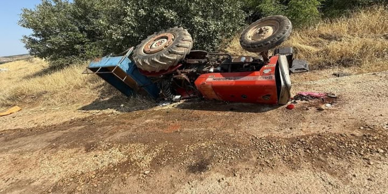 Traktörün devrildiği kazada hayatını kaybetti