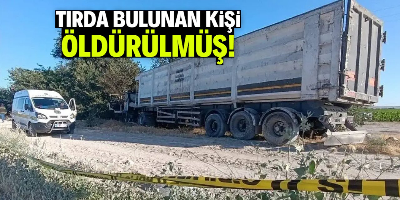 Konya'da bulunan kişinin öldürüldüğü ortaya çıktı