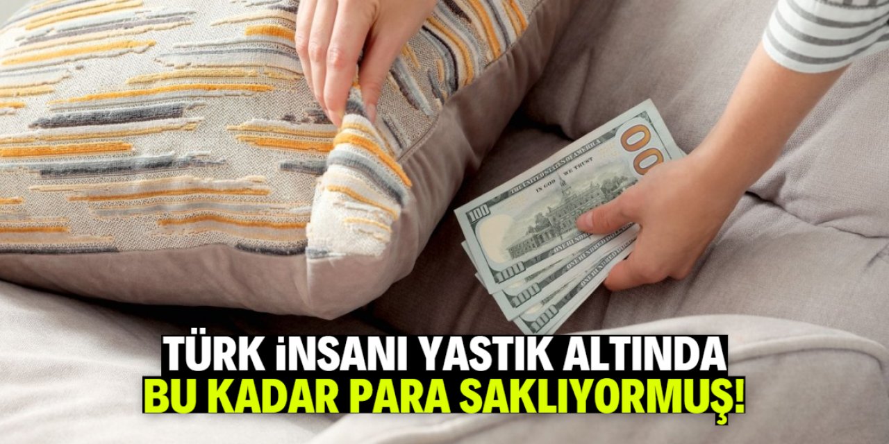 Türk insanı yastık altında bu kadar para saklıyormuş!