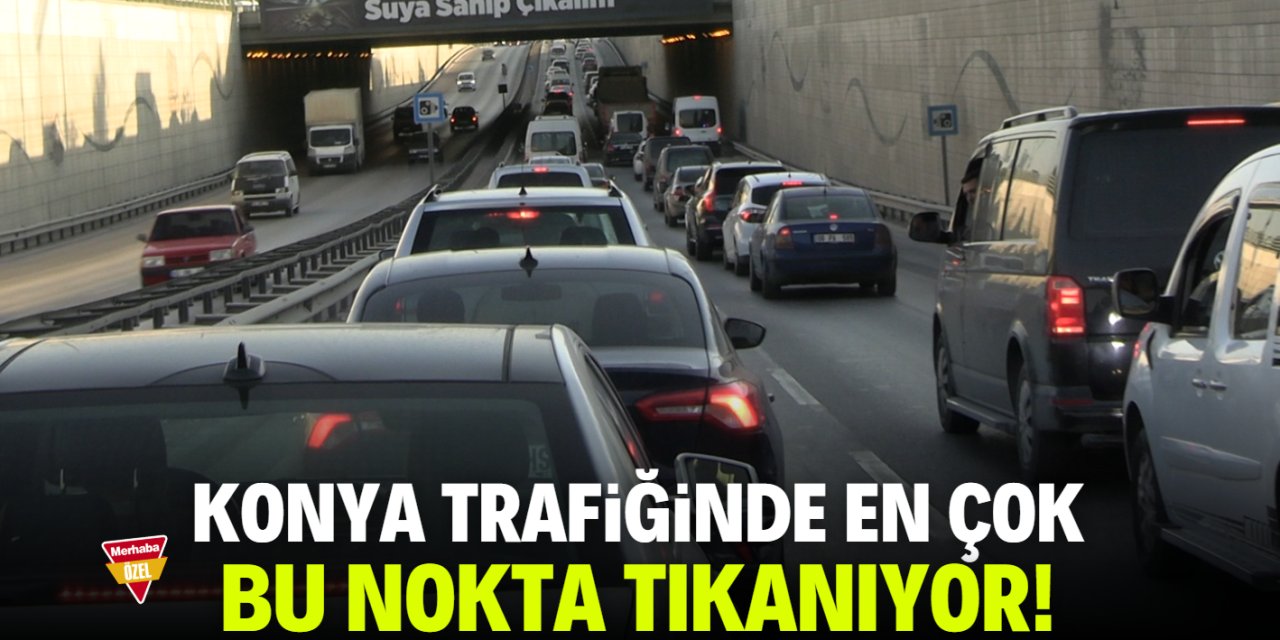 Konya trafiğinde en çok bu nokta tıkanıyor! Vatandaş çözüm istiyor