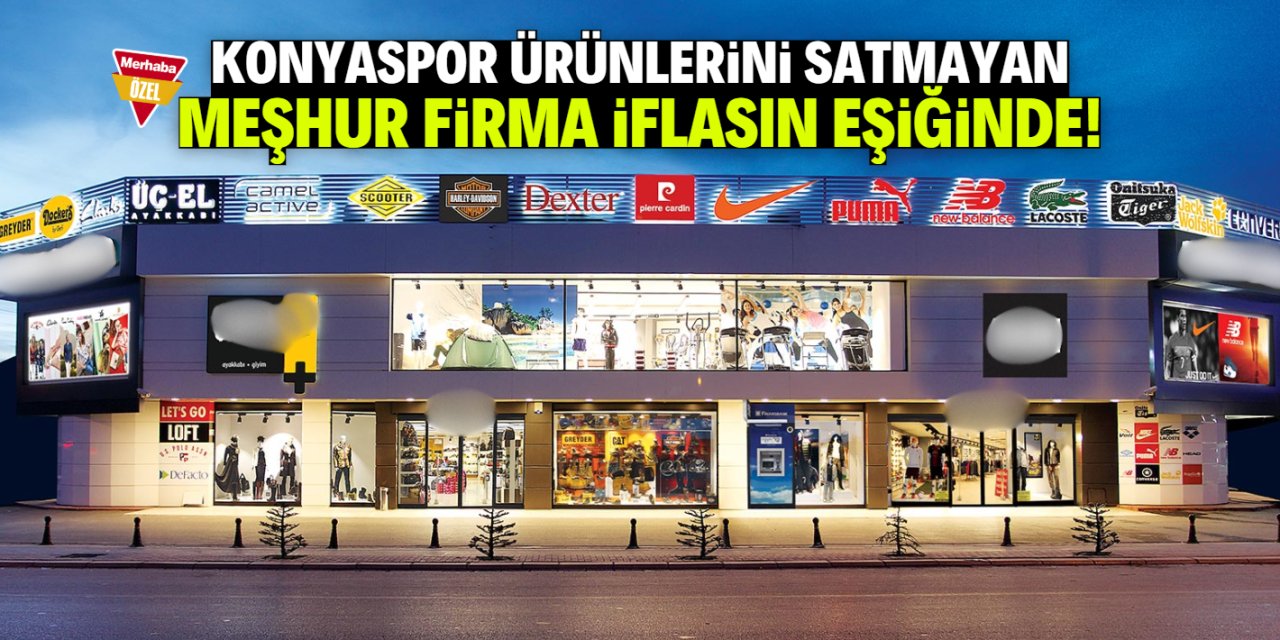 Konyaspor ürünlerini satmayan meşhur firma iflasın eşiğinde!