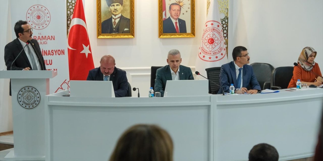 Karaman'da İl Koordinasyon Kurulu Toplantısı yapıldı
