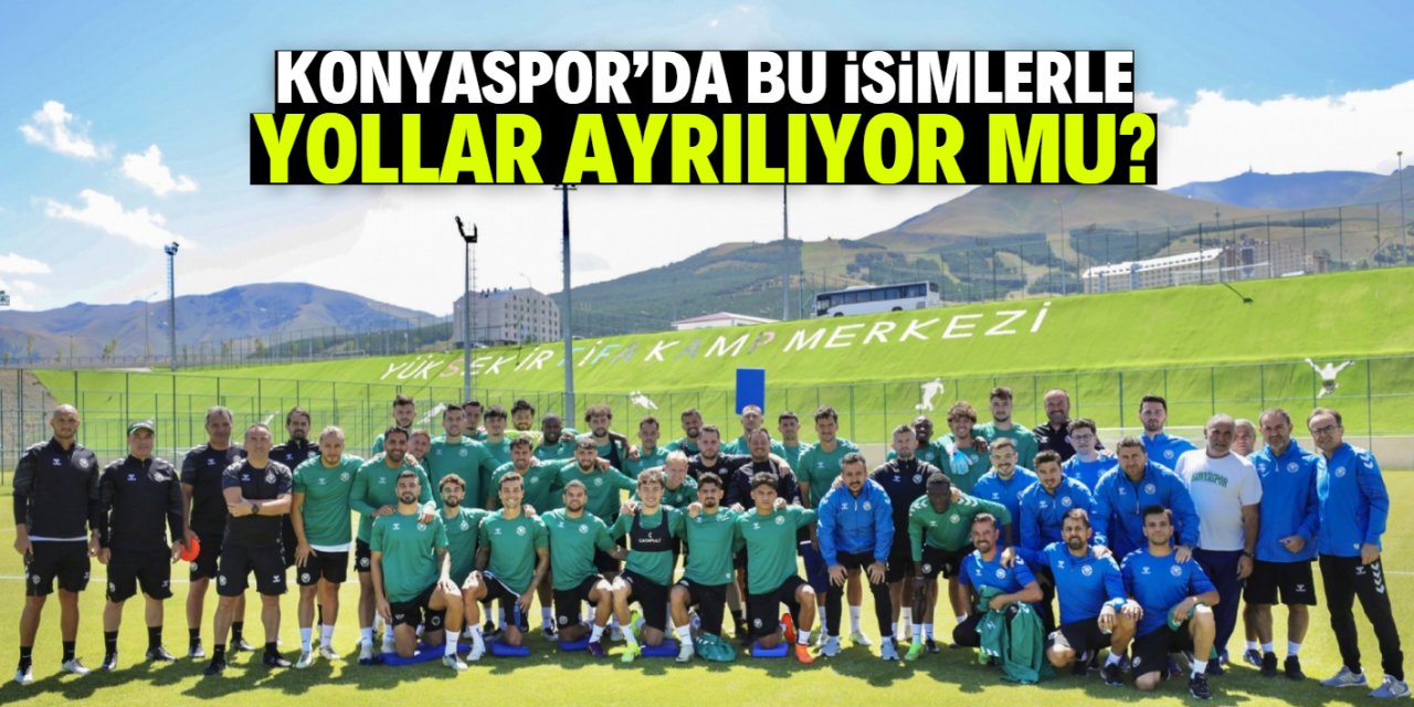 Konyaspor'da ayrılık rüzgarı esmeye devam ediyor! Bu isimlerle yollar ayrılıyor mu?