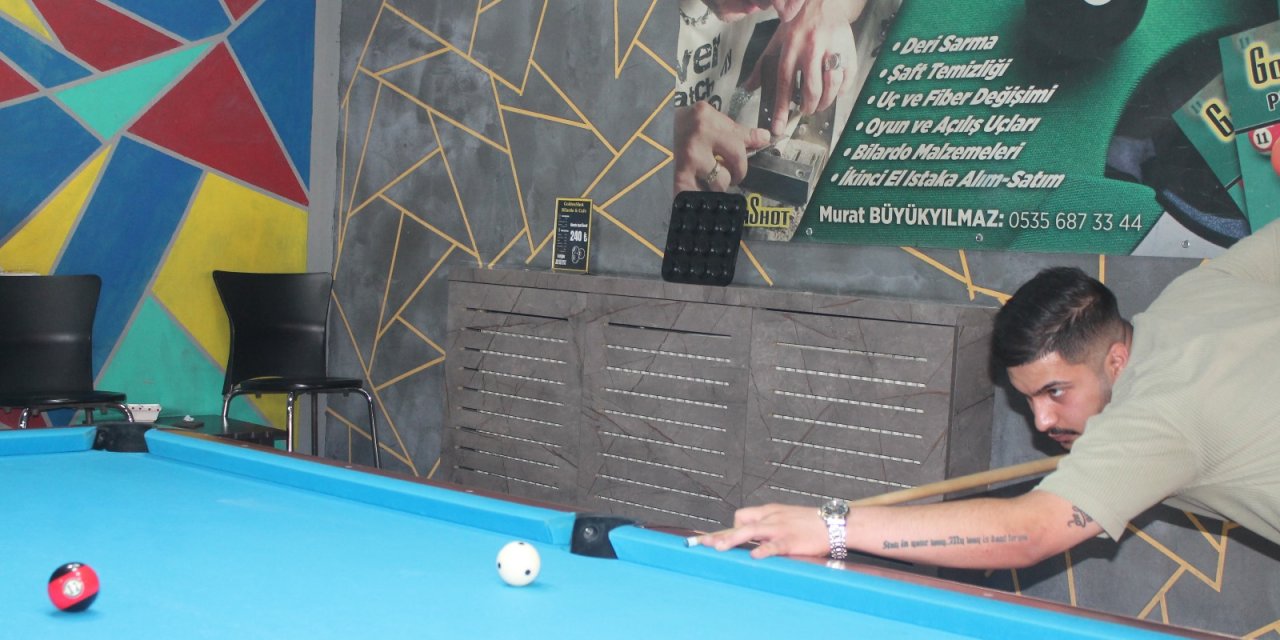 Bilardo salonları bilinenin aksine yazın değil kışın yoğundur!