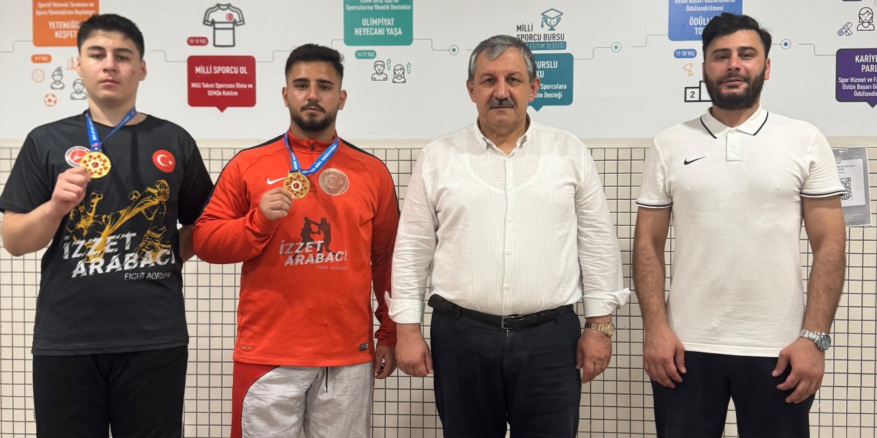 Türkiye Kick Boks Şampiyonası’nda İzzet Arabacı Fight Academy başarısı