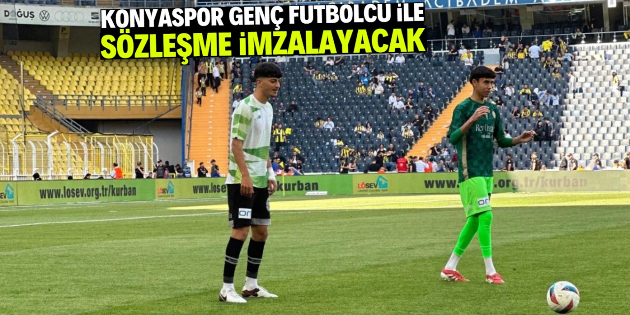 Konyaspor genç futbolcu ile sözleşme imzalayacak