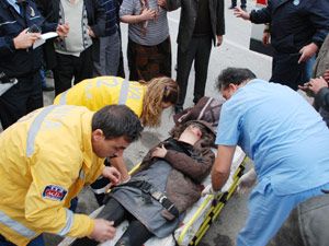 Kamyonetin çarptığı çocuk yaralandı