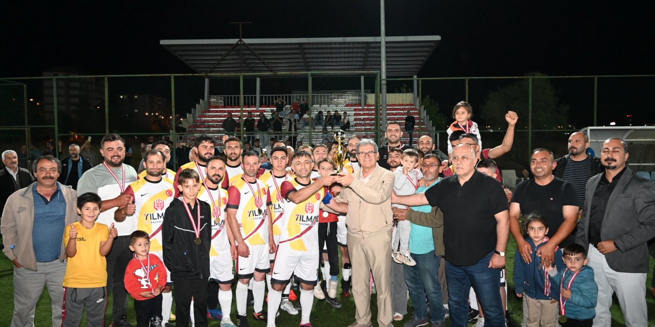 Seydişehir'de şampiyon Ortakaraörenspor oldu