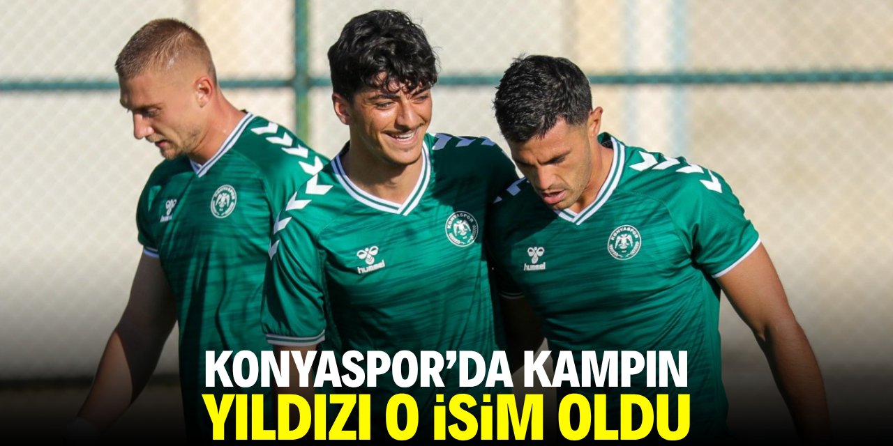 Konyaspor’da kampın yıldızı o isim oldu