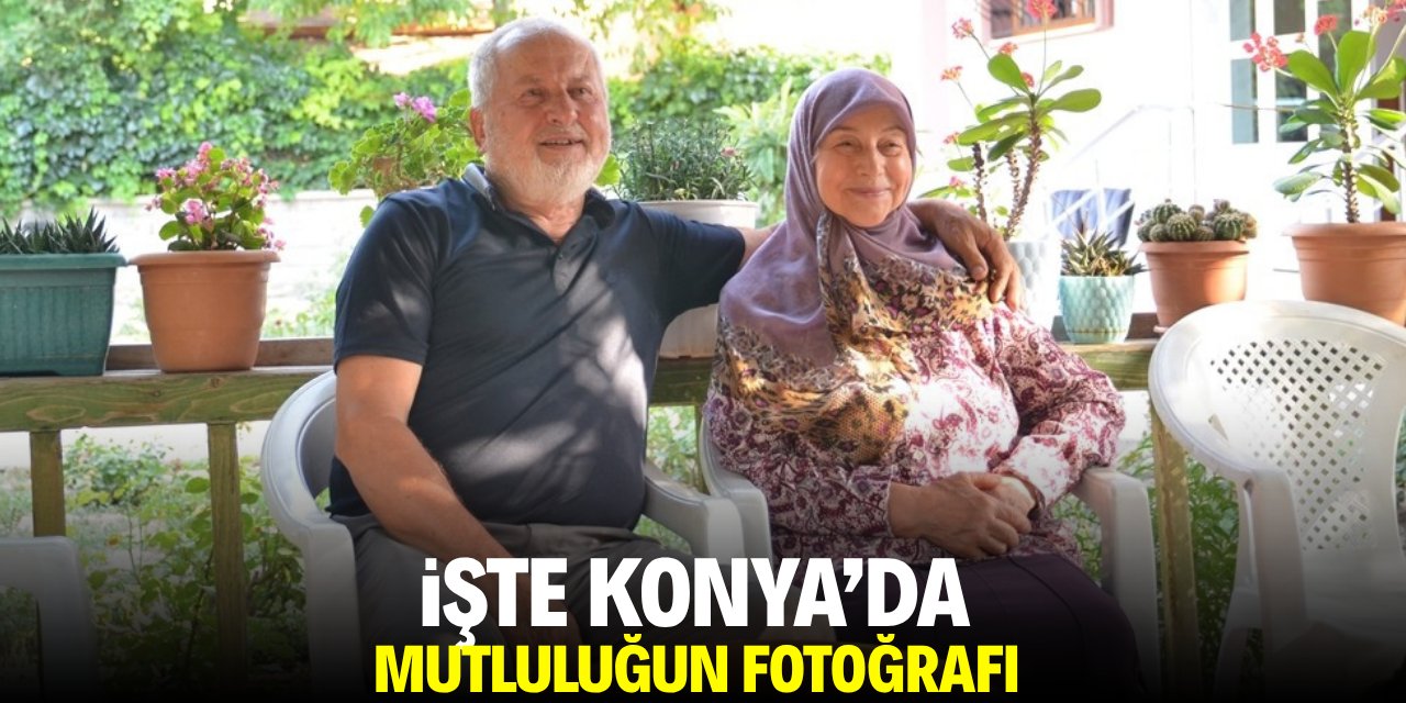İşte Konya'da mutluluğun fotoğrafı