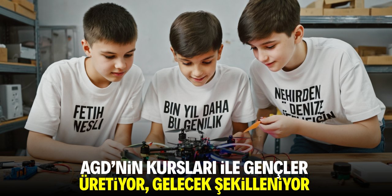 'AGD'nin kursları ile gençler üretiyor, gelecek şekilleniyor’