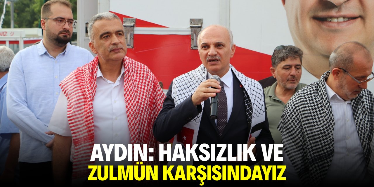 'Haksızlık ve zulmün karşısındayız'