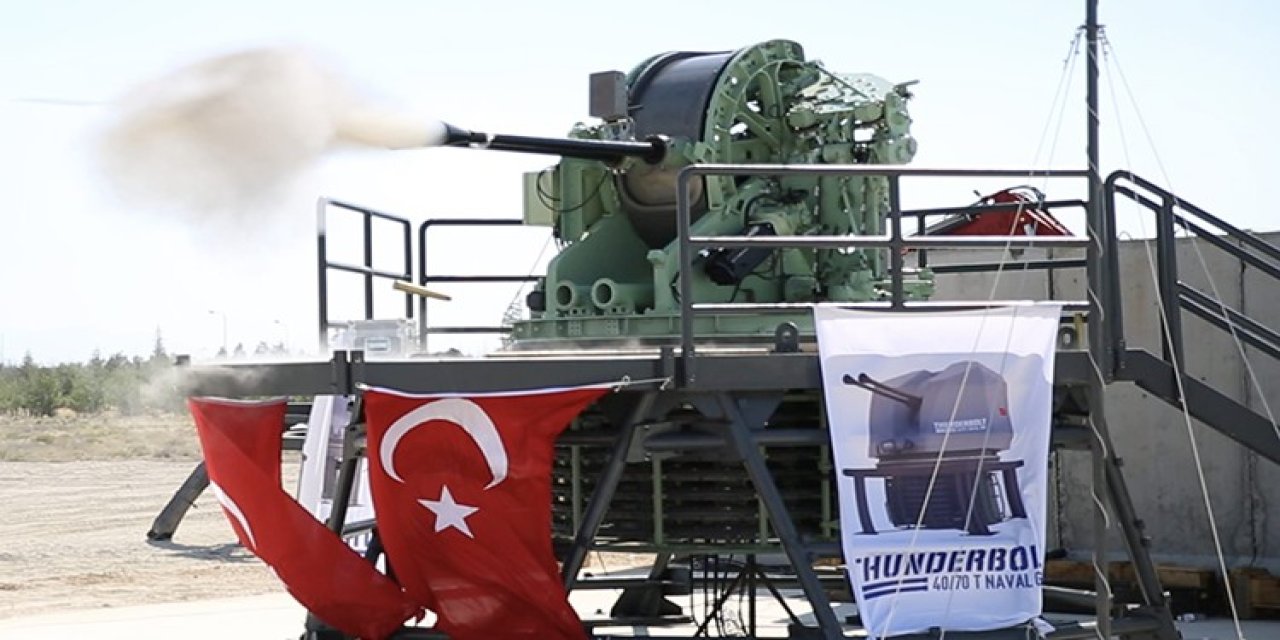 Türkiye'nin milli deniz topu fuarda tanıtılacak