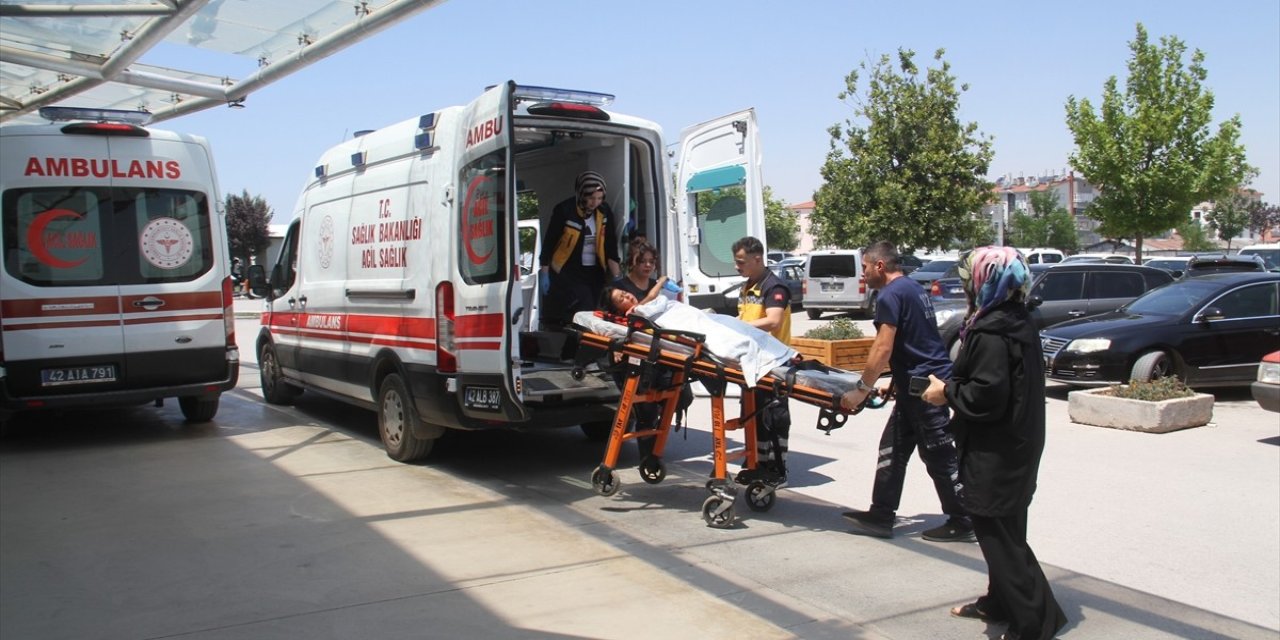 Zemin katın balkonundan düşen çocuk yaralandı