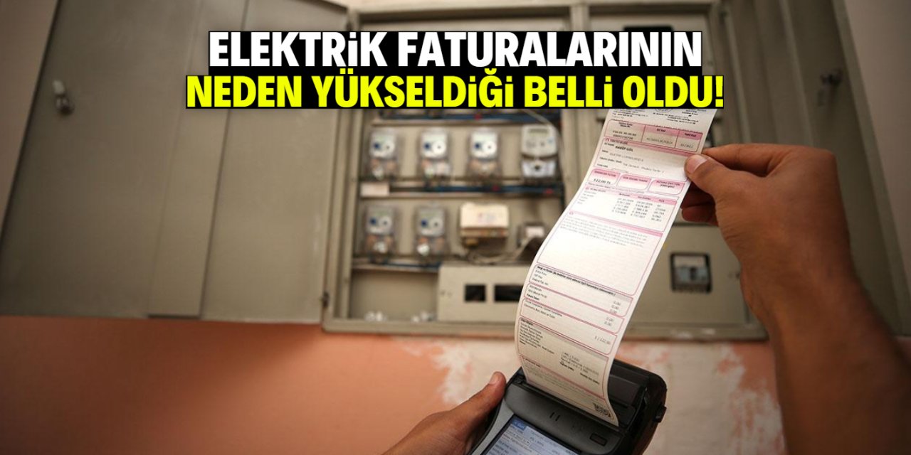 Elektrik faturalarının neden yükseldiği belli oldu! Bedeli vatandaş ödüyor