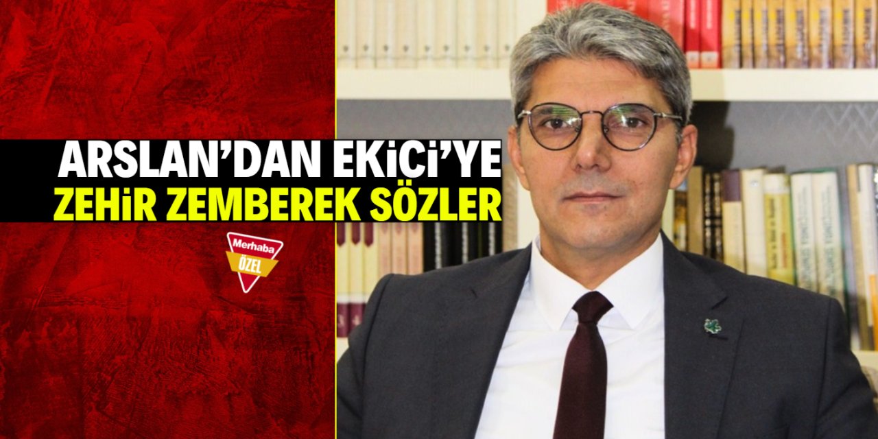 Arslan'dan Ekici'ye zehir zemberek sözler: Küçük hesapların adamı!