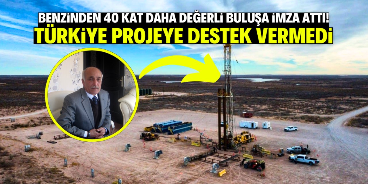 Türk mucit benzinden 40 kat daha değerli buluşa imza attı! Devlet destek vermedi