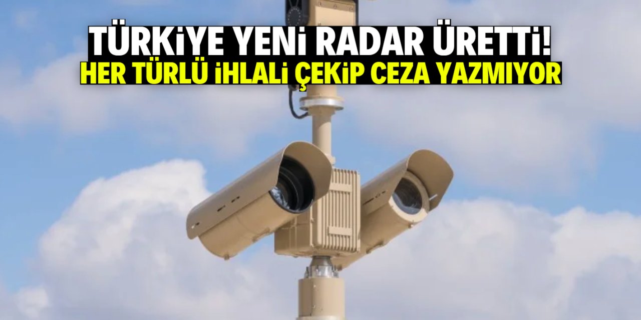 Türkiye yeni radar üretti! 12 kilometre mesafeden çekim yapıp ceza yazmıyor