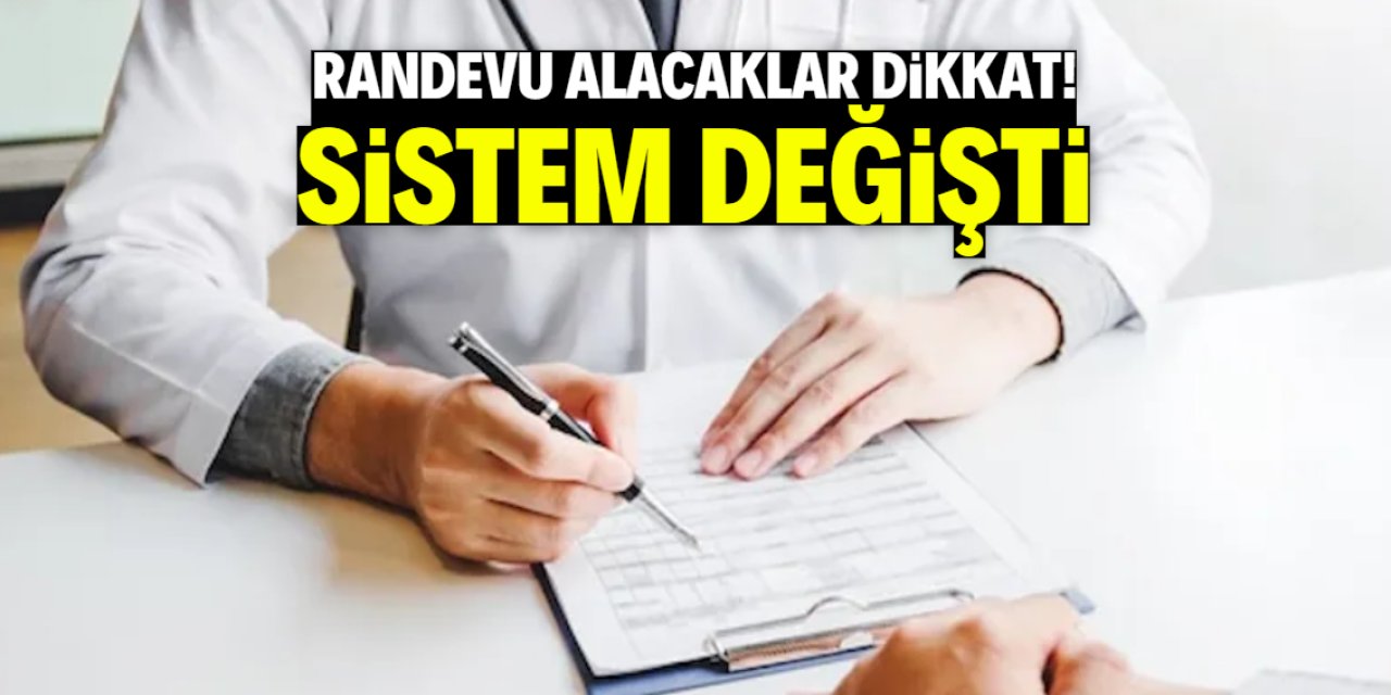 Randevu alacaklar dikkat! Sağlık sisteminde yeni dönem başladı