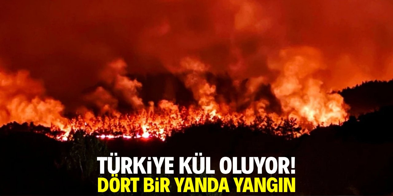 Türkiye kül oluyor! Dört bir yanda yangın