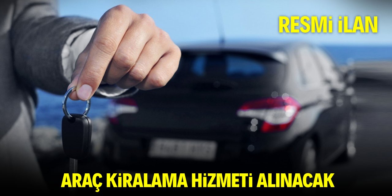 ARAÇ KİRALAMA HİZMETİ ALINACAKTIR