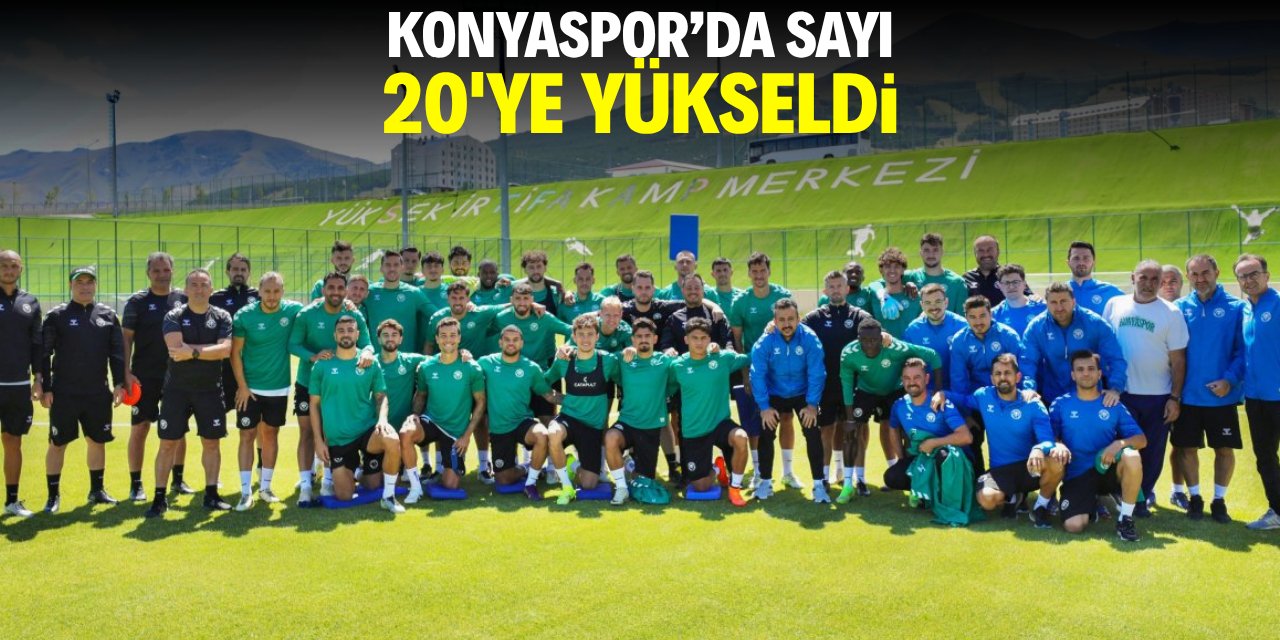 Konyaspor’da sayı 20’ye yükseldi