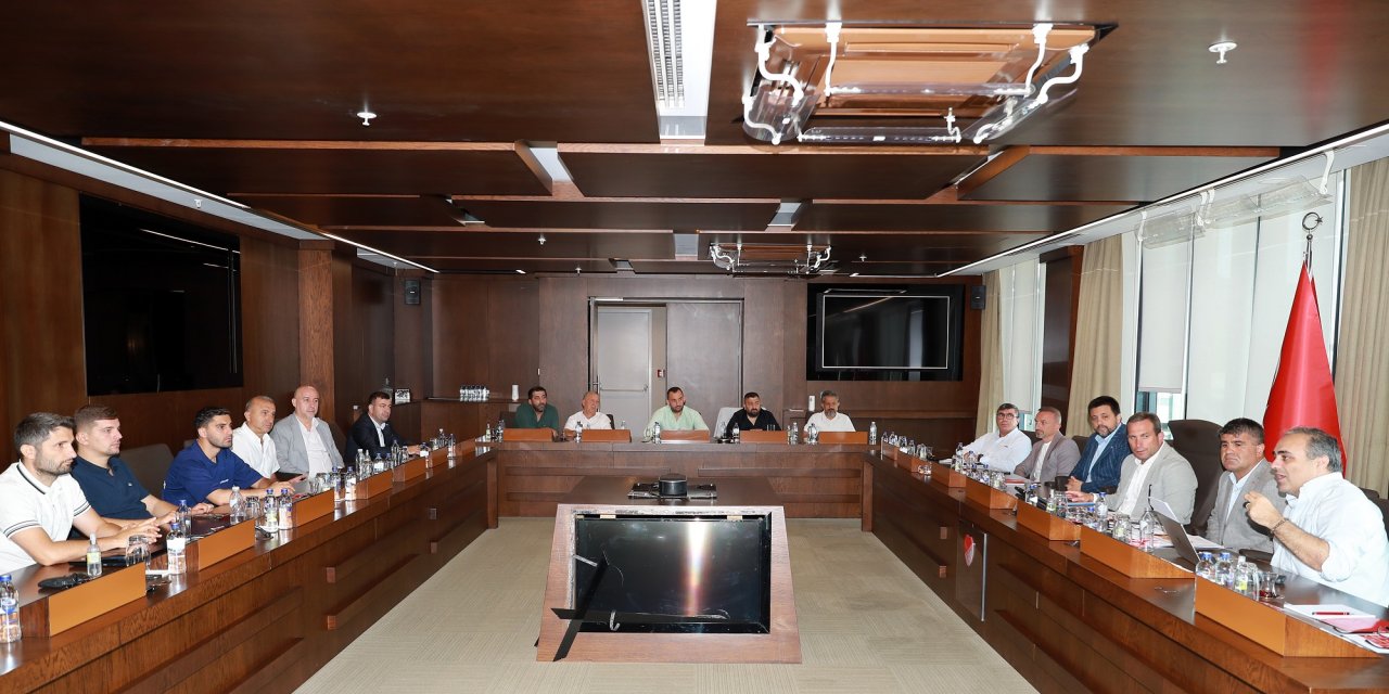 TFF BAL Temsilcileriyle  istişare toplantısı yaptı