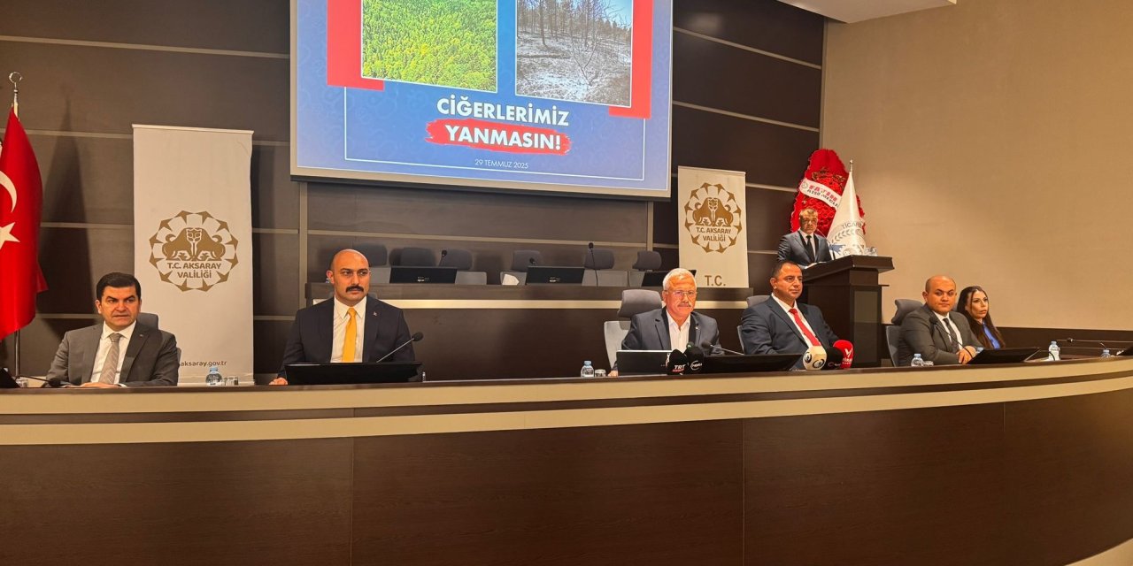 Yangınlara karşı 'tedbir' toplantısı