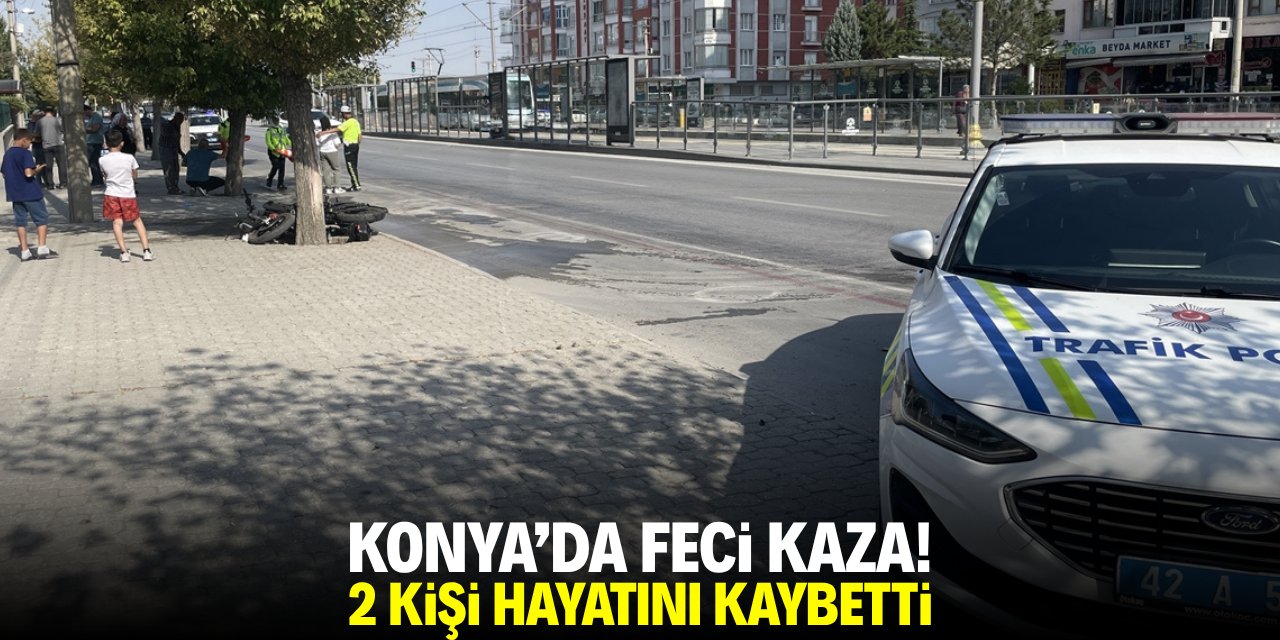 Konya'da feci kaza! 2 kişi hayatını kaybetti