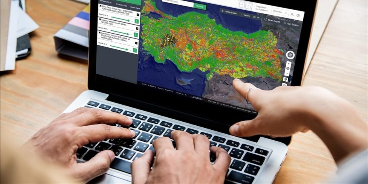 Türkiye'nin dijital haritası e-Devlet üzerinde