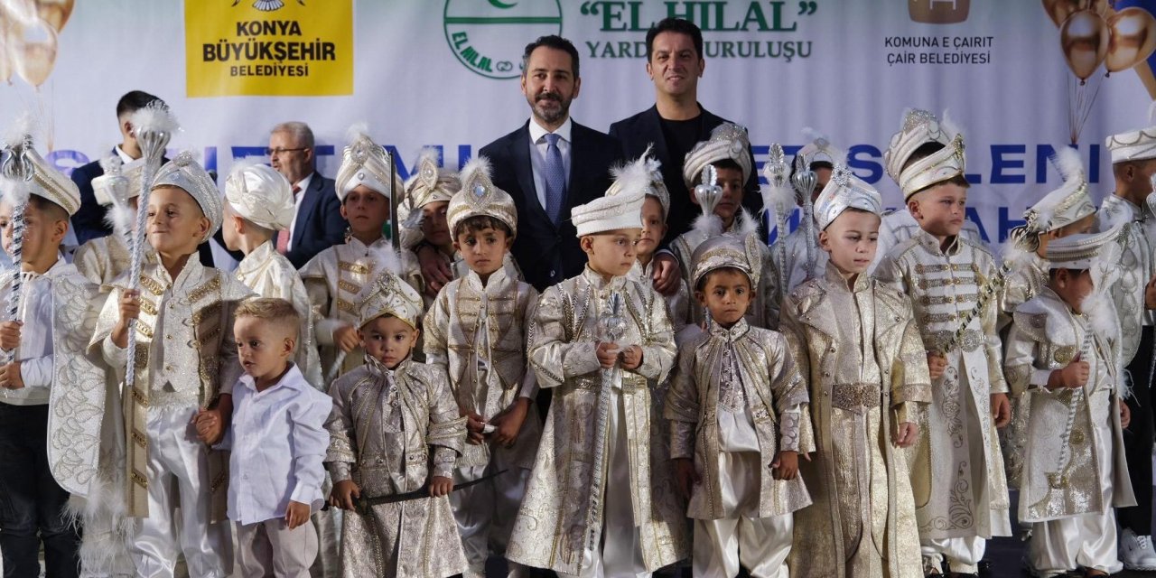 Konya'dan Üsküp'te sünnet şöleni