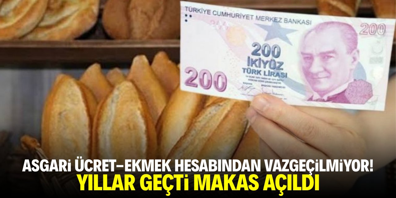 Asgari ücret-ekmek hesabından vazgeçilmiyor! Yıllar geçti makas açıldı