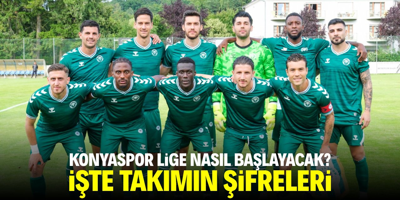 Konyaspor lige nasıl başlayacak? İşte takımın şifreleri