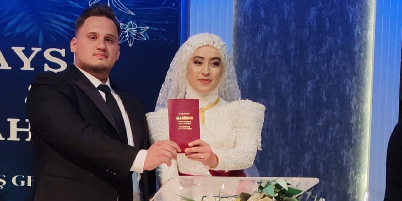 Ayşe ile Mahmut görkemli törenle evlendi