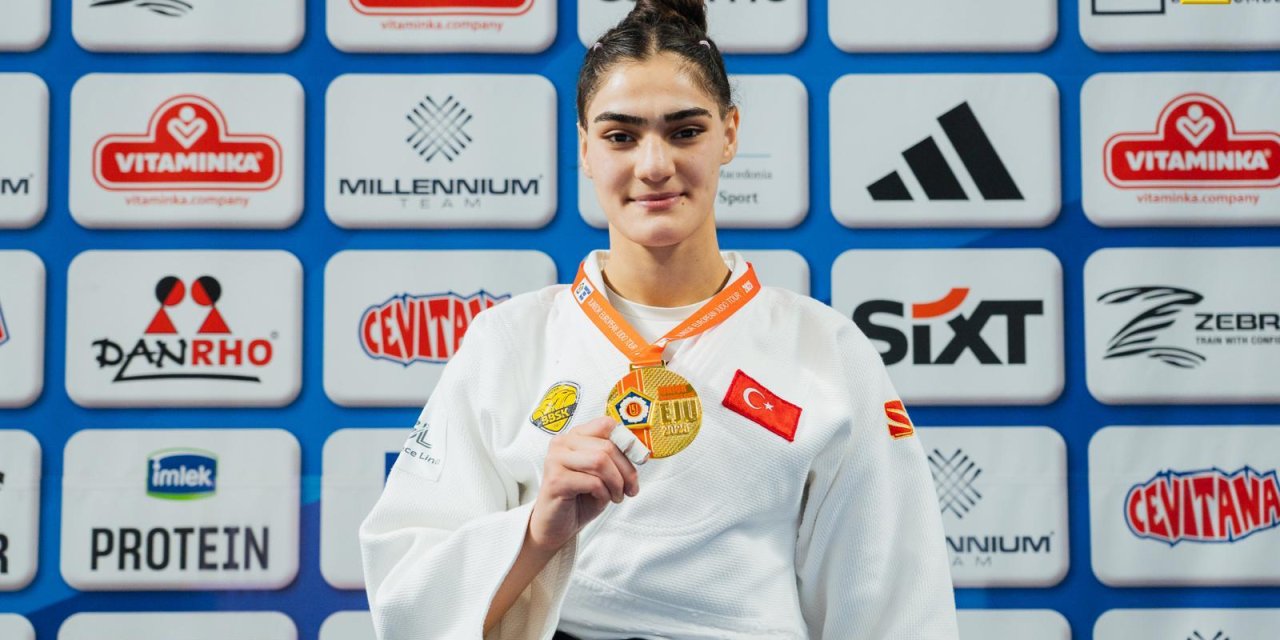 Konya Büyükşehirli judocu Sinem Oruç Avrupa Şampiyonu oldu