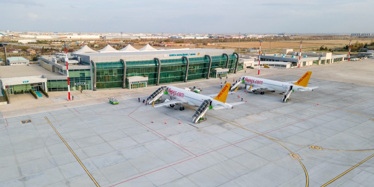 Konya Havalimanı'nın ulaşım verileri açıklandı