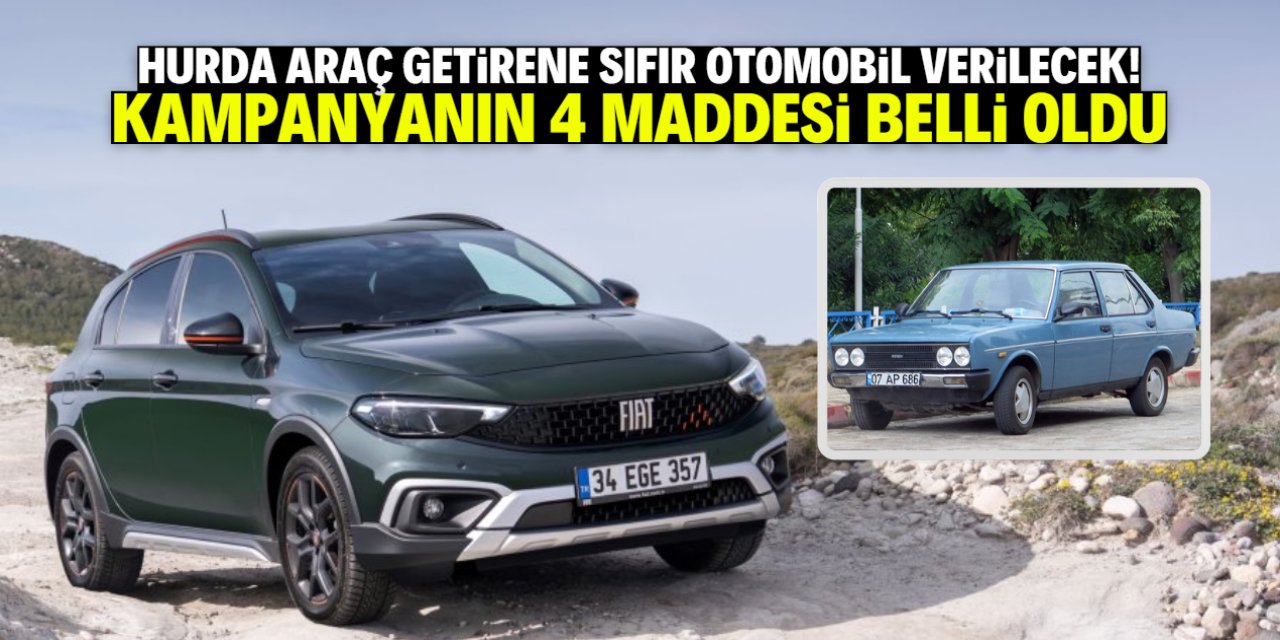 Hurda araç getirenlere sıfır otomobil verilecek! Kampanyanın 4 maddesi belli oldu