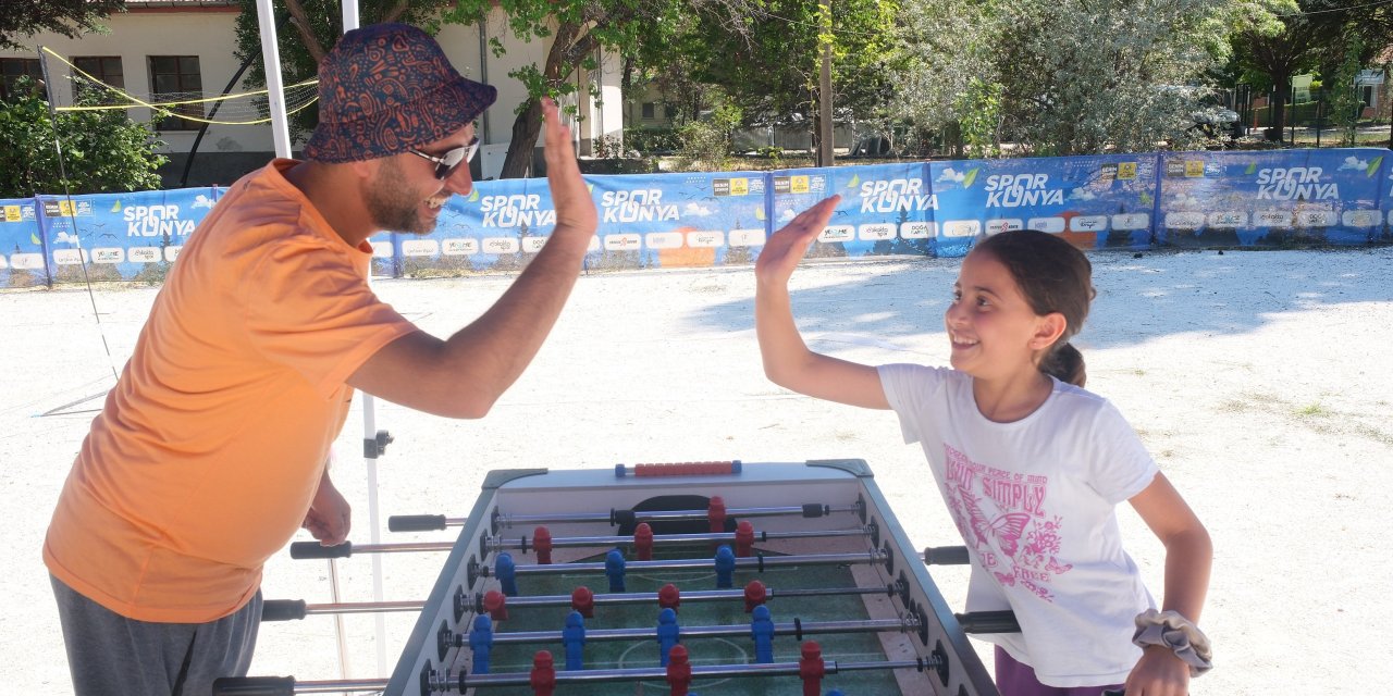 Konya Büyükşehir'den baba-kız kampı