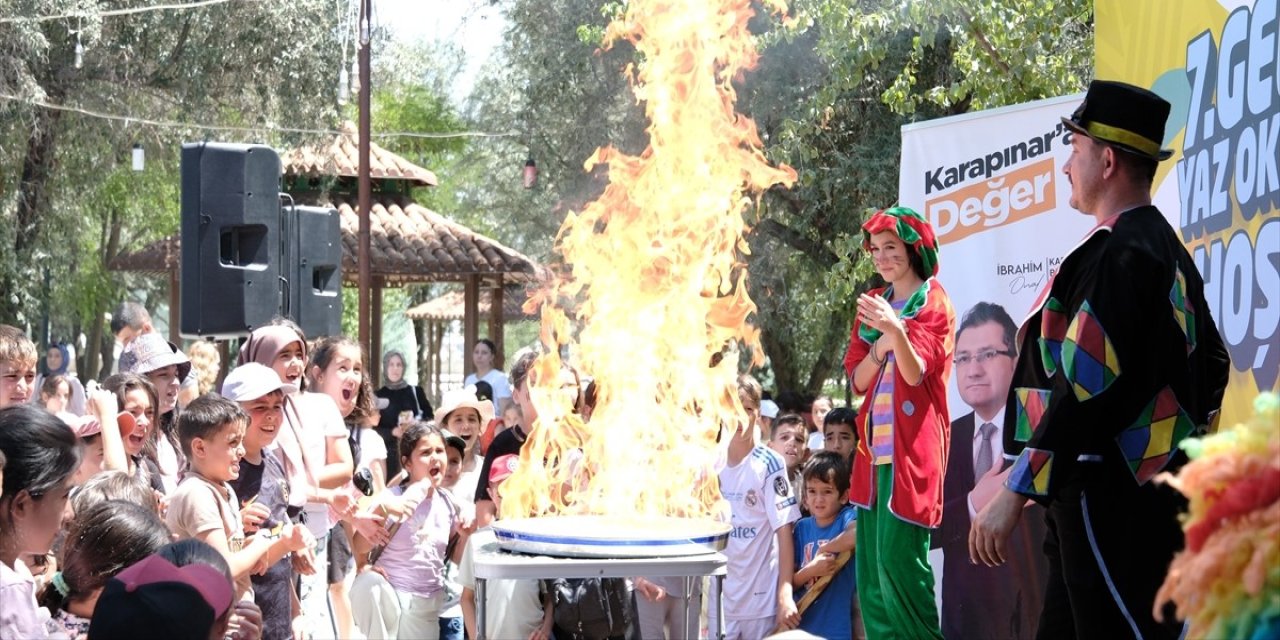 Karapınar'da 'Yaz Okulları Şenliği' yapıldı